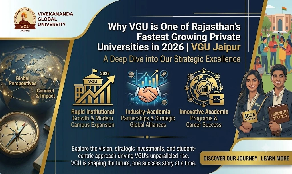 Why VGU is One of Rajasthan's Fastest Growing Private Universities in 2026 | VGU Jaipur